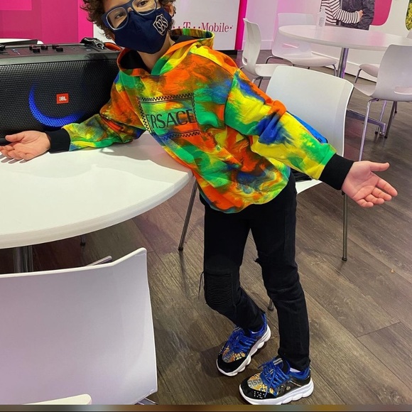 💯% authentic ❤️versace sneaker perfect like brand new with box - Picture 4 of 11